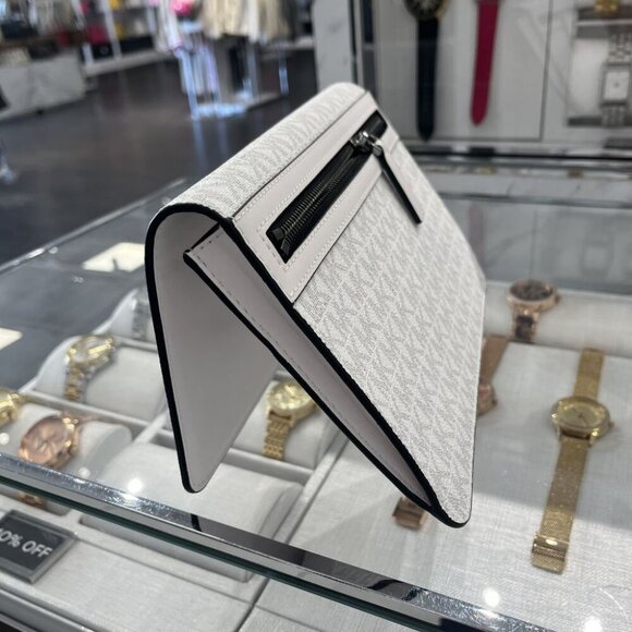 Michael Kors Cooper Large Embellished Signature Logo Travel Wallet 36R5LCOF6B - Picture 8 of 13